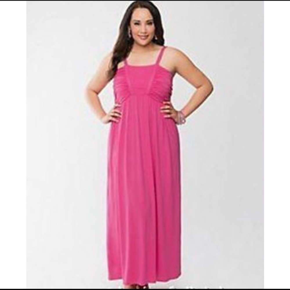 Lane Bryant - Pink Maxi Dress